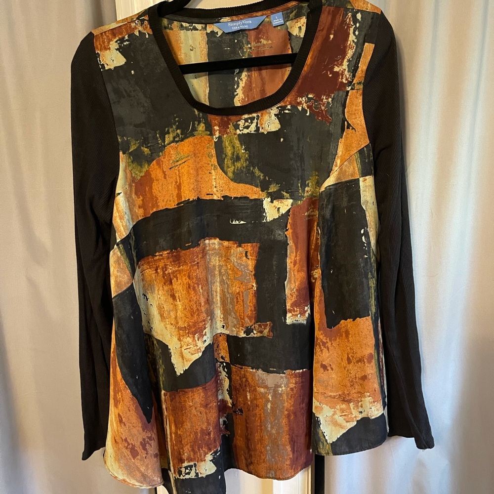 Vera Wang asymmetrical top.
